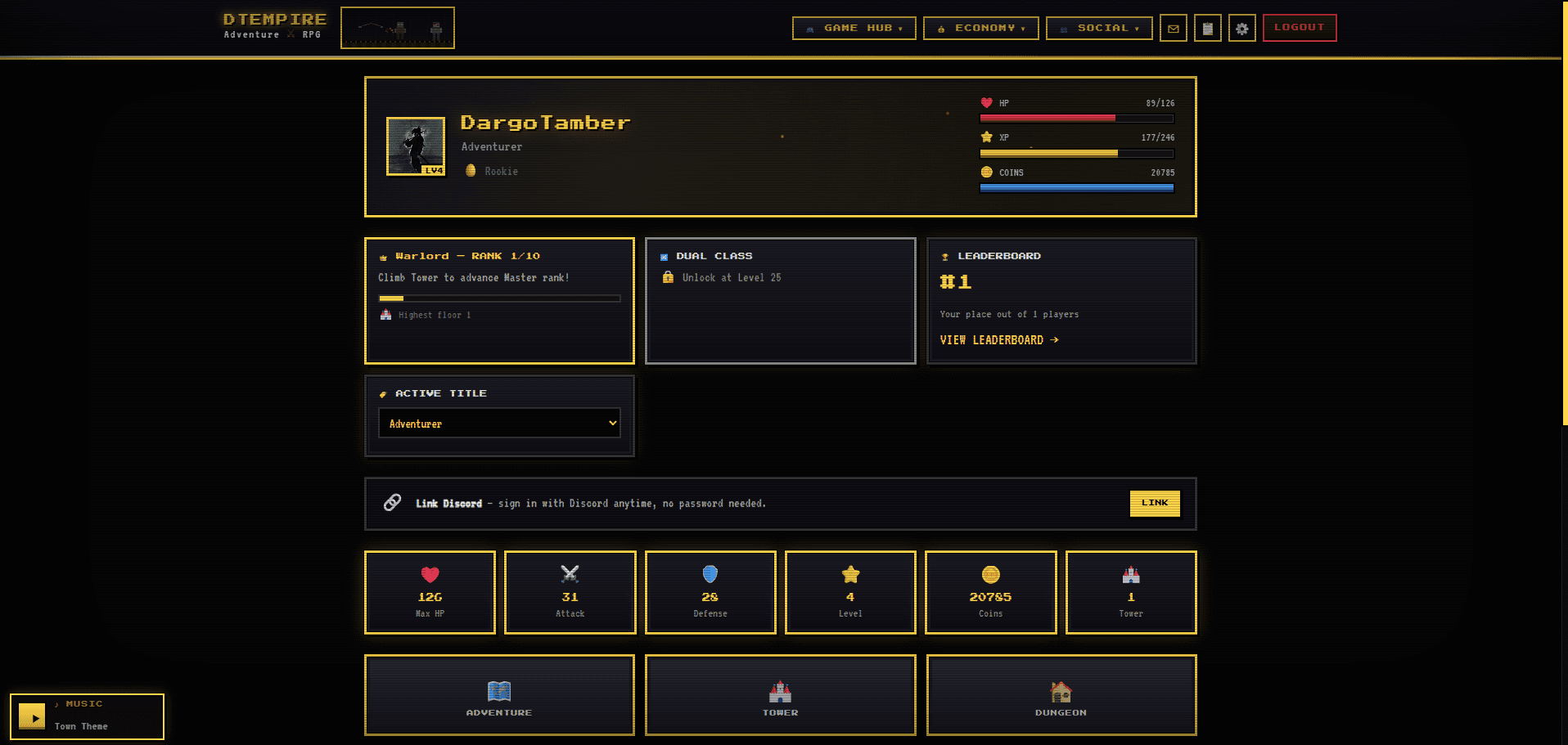 DTEmpire Adventure screenshot